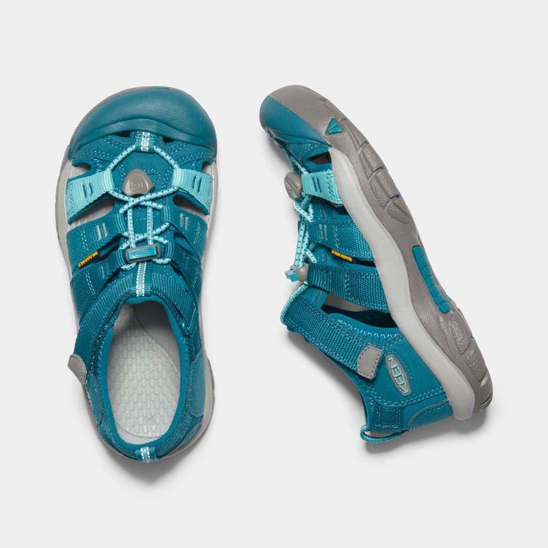 Sandalias Keen Newport H2 Para Niños Azules - Sandalias Keen Mexico (254610-QTK)